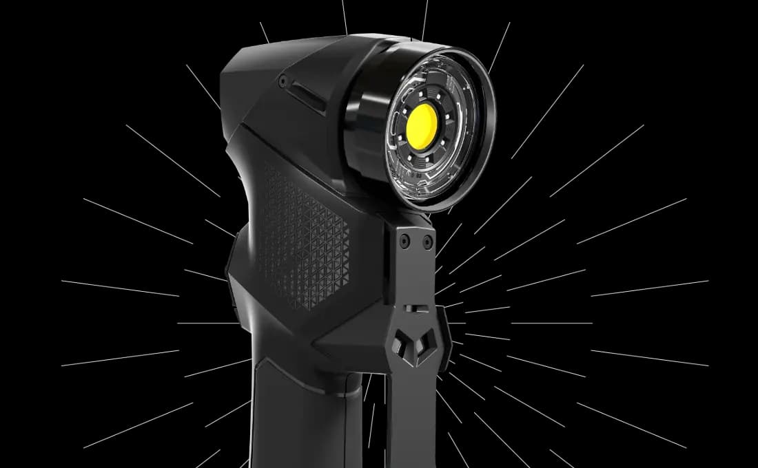 Scanner 3D portable utilisé sur des pièces industrielles chez EREM