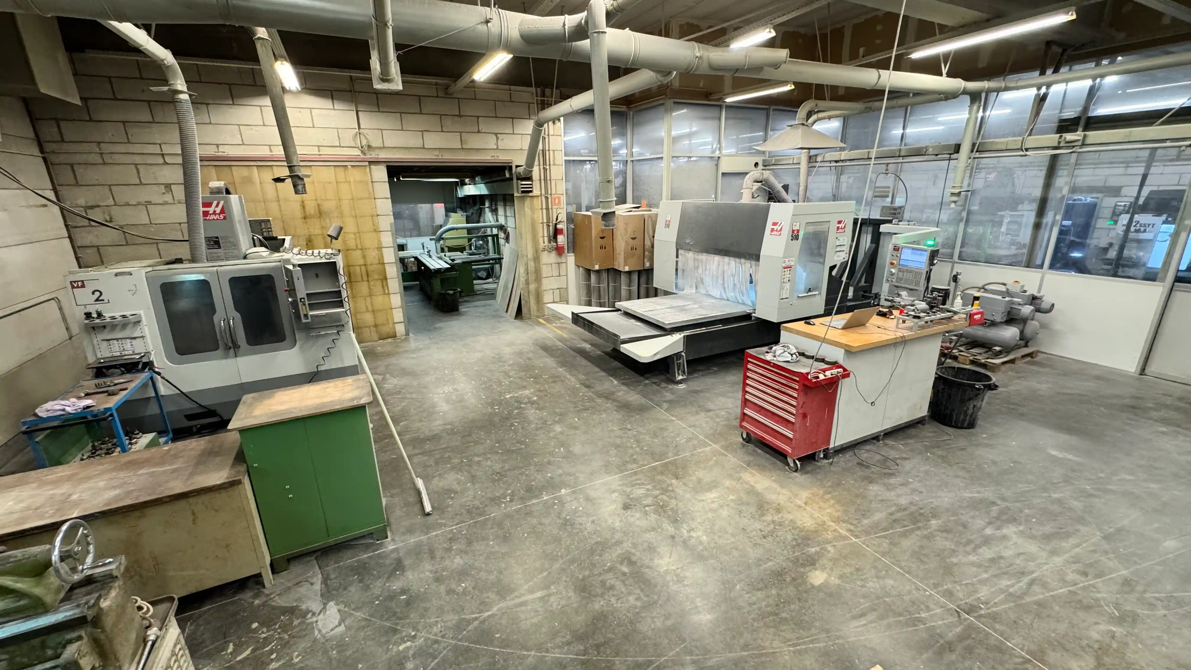 Composite machining workshop