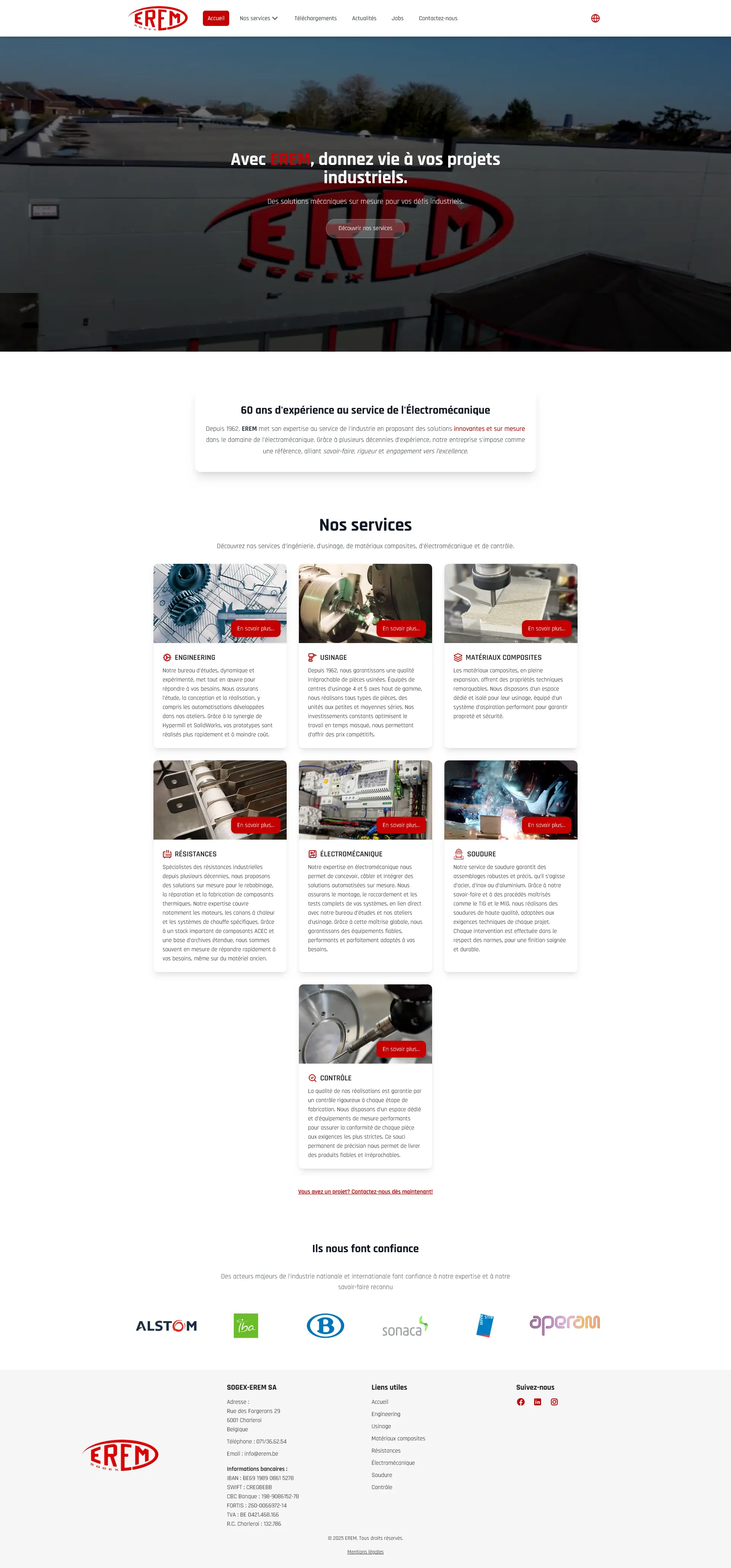 Lancement du nouveau site web d'EREM